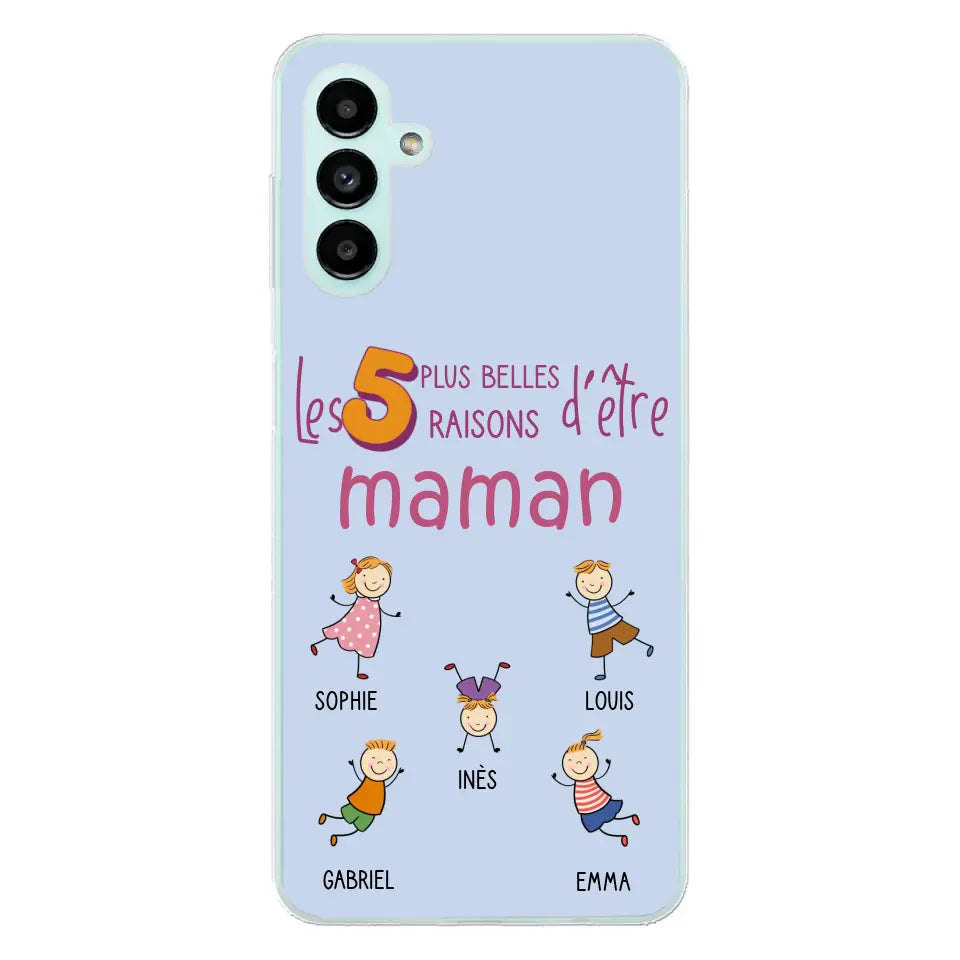 Les plus belles raisons - Gepersonaliseerde telefoonhoesje