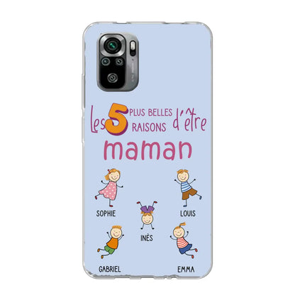 Les plus belles raisons - Gepersonaliseerde telefoonhoesje
