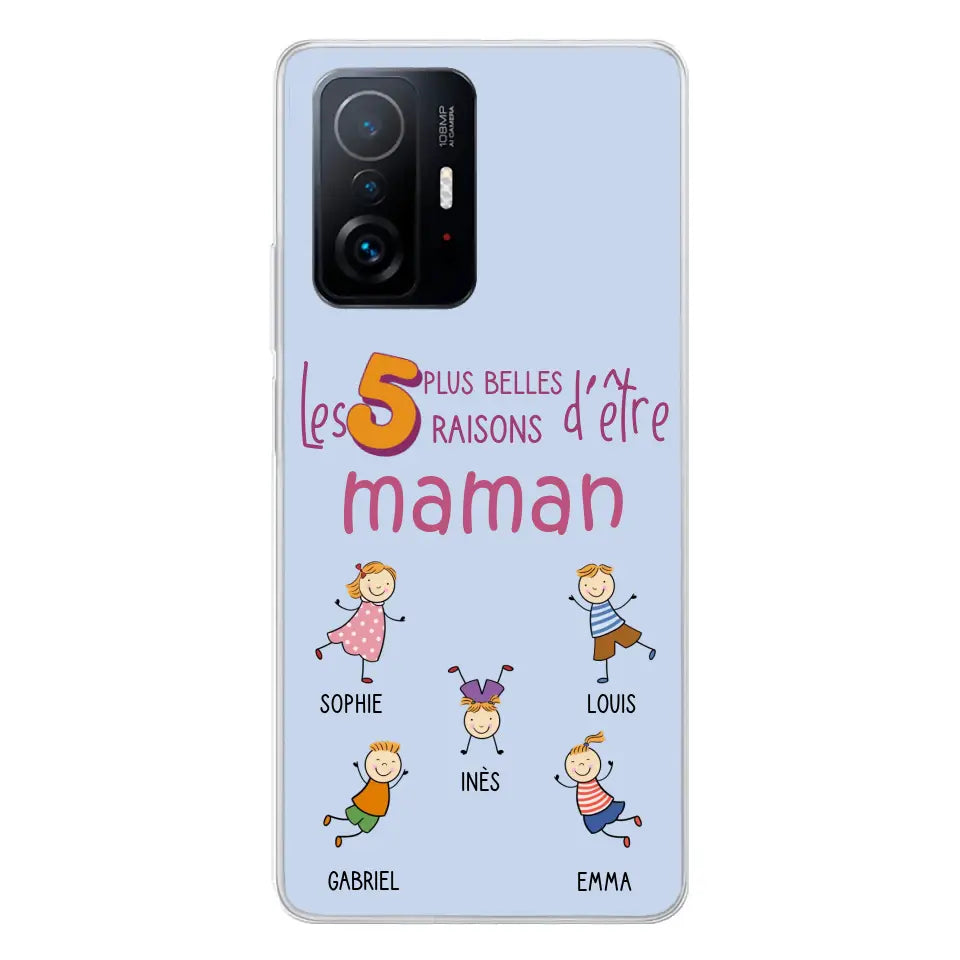 Les plus belles raisons - Gepersonaliseerde telefoonhoesje