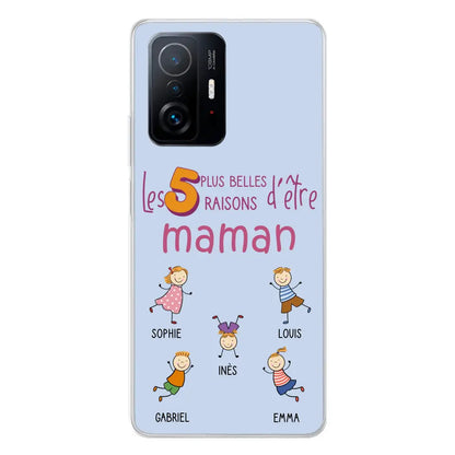 Les plus belles raisons - Gepersonaliseerde telefoonhoesje
