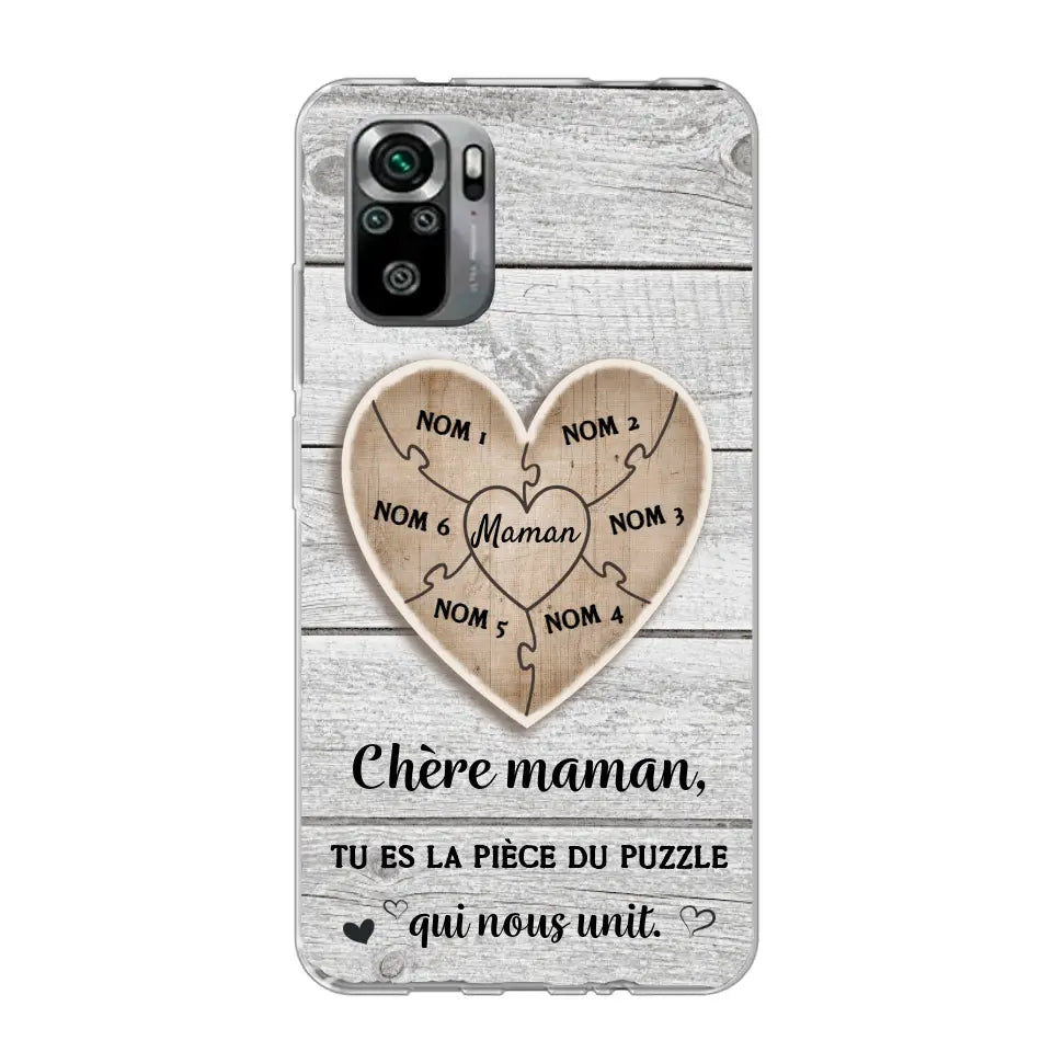 Puzzelstukje - Gepersonaliseerd telefoonhoesje