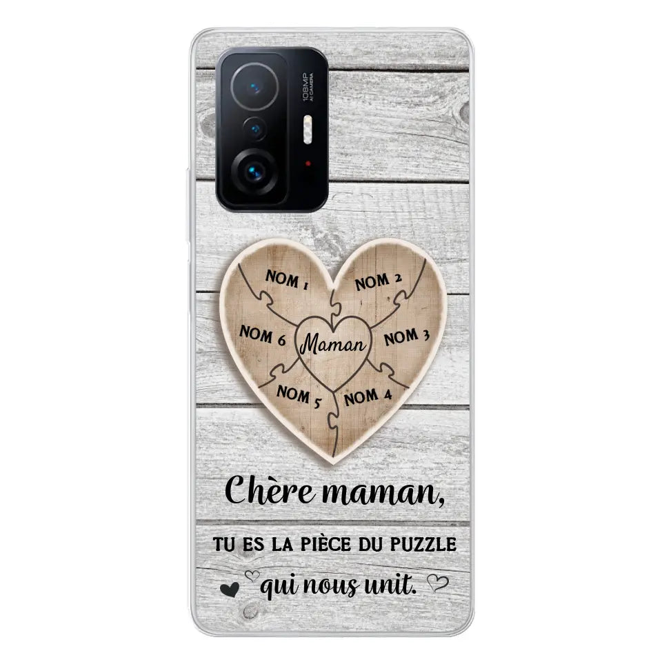 Puzzelstukje - Gepersonaliseerd telefoonhoesje