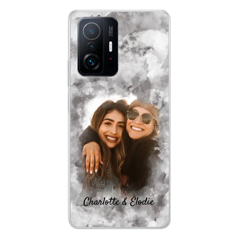 Jouw foto (stijl aquarel) - Gepersonaliseerd telefoonhoesje