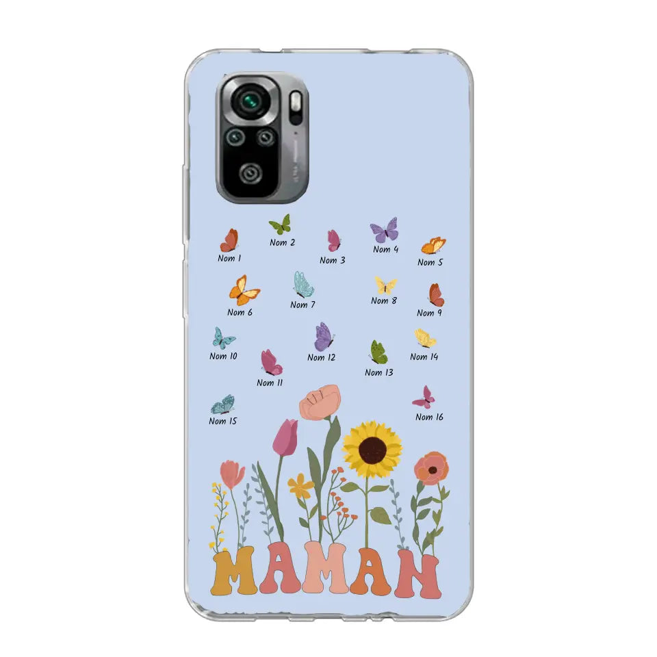 Prairie en papillons - Gepersonaliseerd telefoonhoesje