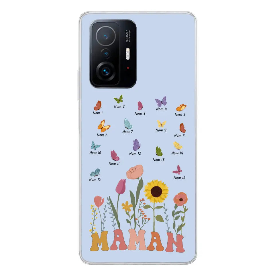 Prairie en papillons - Gepersonaliseerd telefoonhoesje
