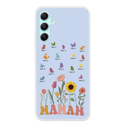 Prairie en papillons - Gepersonaliseerd telefoonhoesje