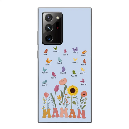 Prairie en papillons - Gepersonaliseerd telefoonhoesje