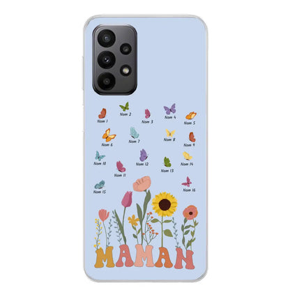 Prairie en papillons - Gepersonaliseerd telefoonhoesje