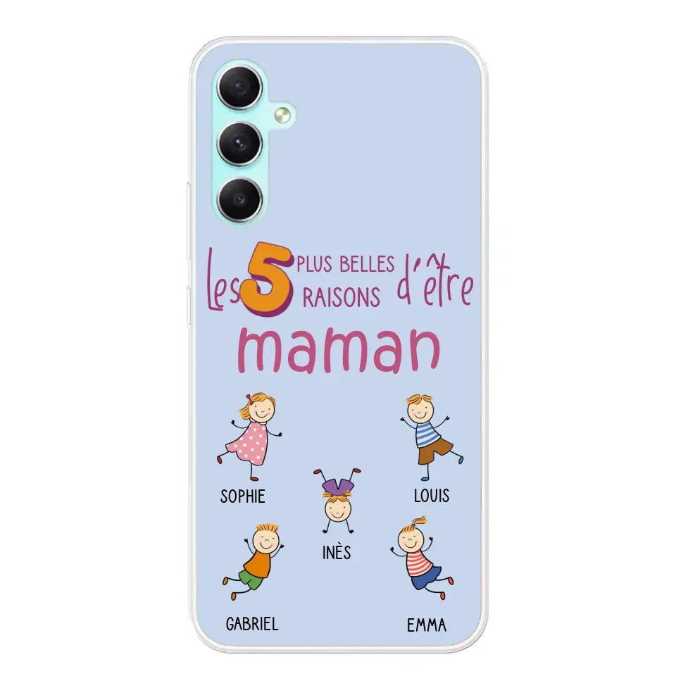Les plus belles raisons - Gepersonaliseerde telefoonhoesje