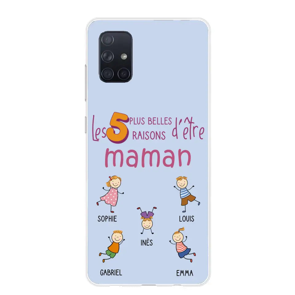 Les plus belles raisons - Gepersonaliseerde telefoonhoesje