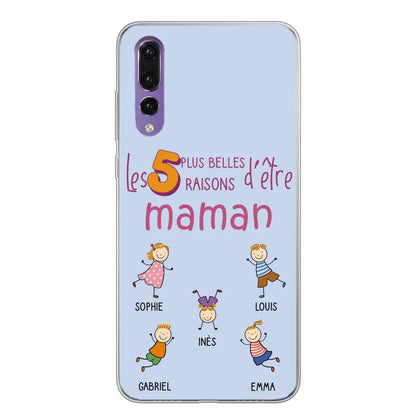 Les plus belles raisons - Gepersonaliseerde telefoonhoesje