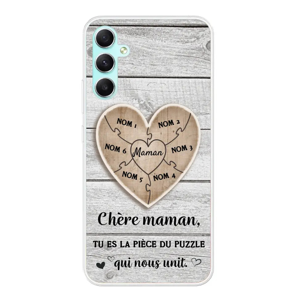 Puzzelstukje - Gepersonaliseerd telefoonhoesje