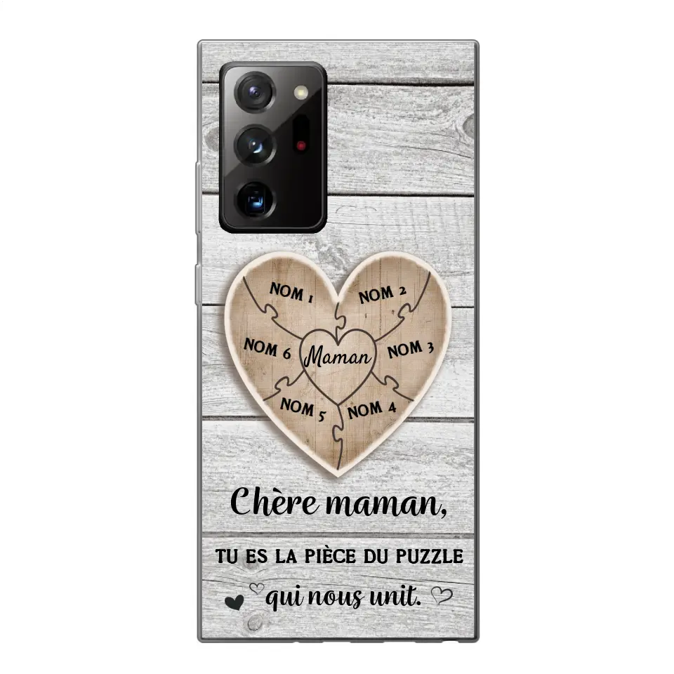 Puzzelstukje - Gepersonaliseerd telefoonhoesje