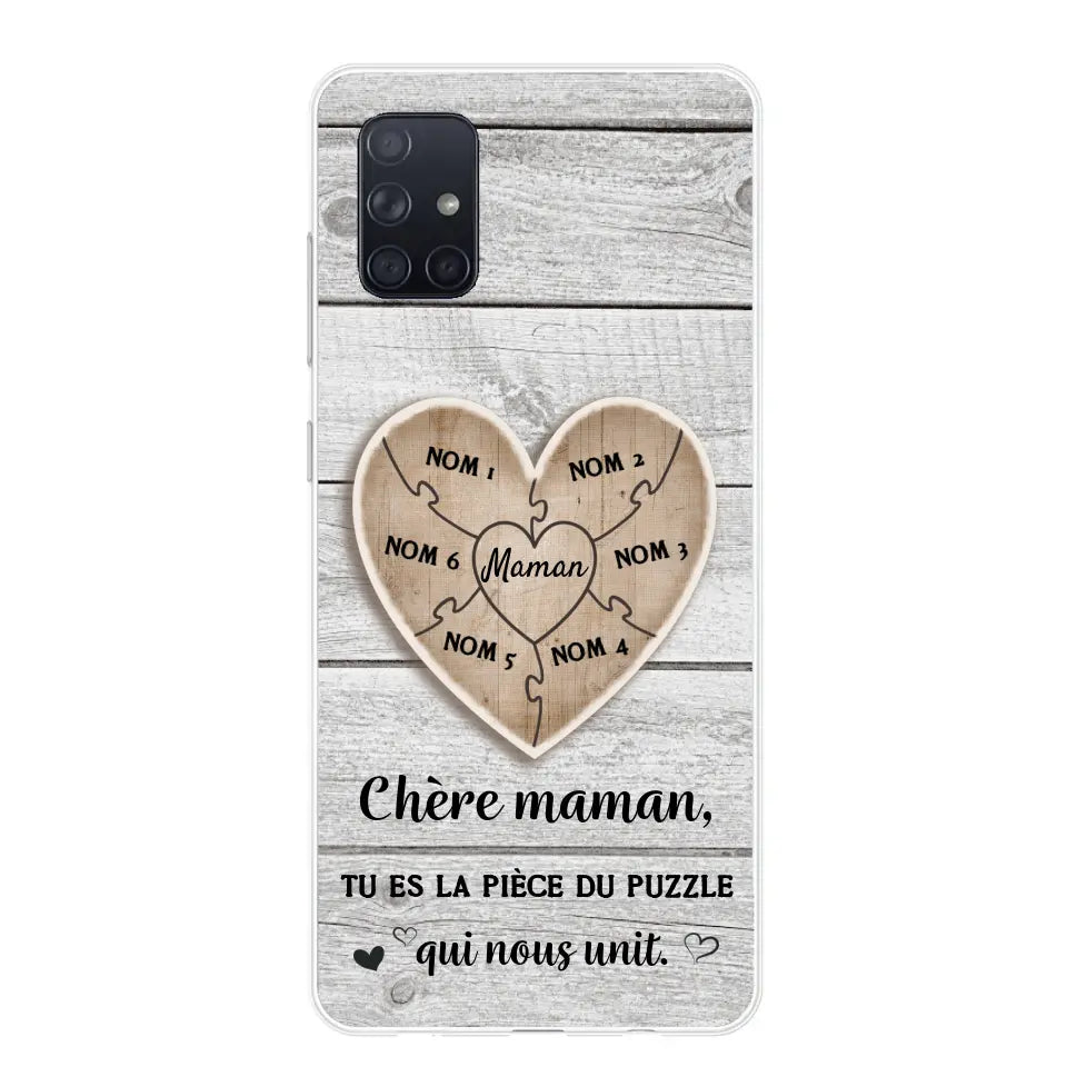 Puzzelstukje - Gepersonaliseerd telefoonhoesje