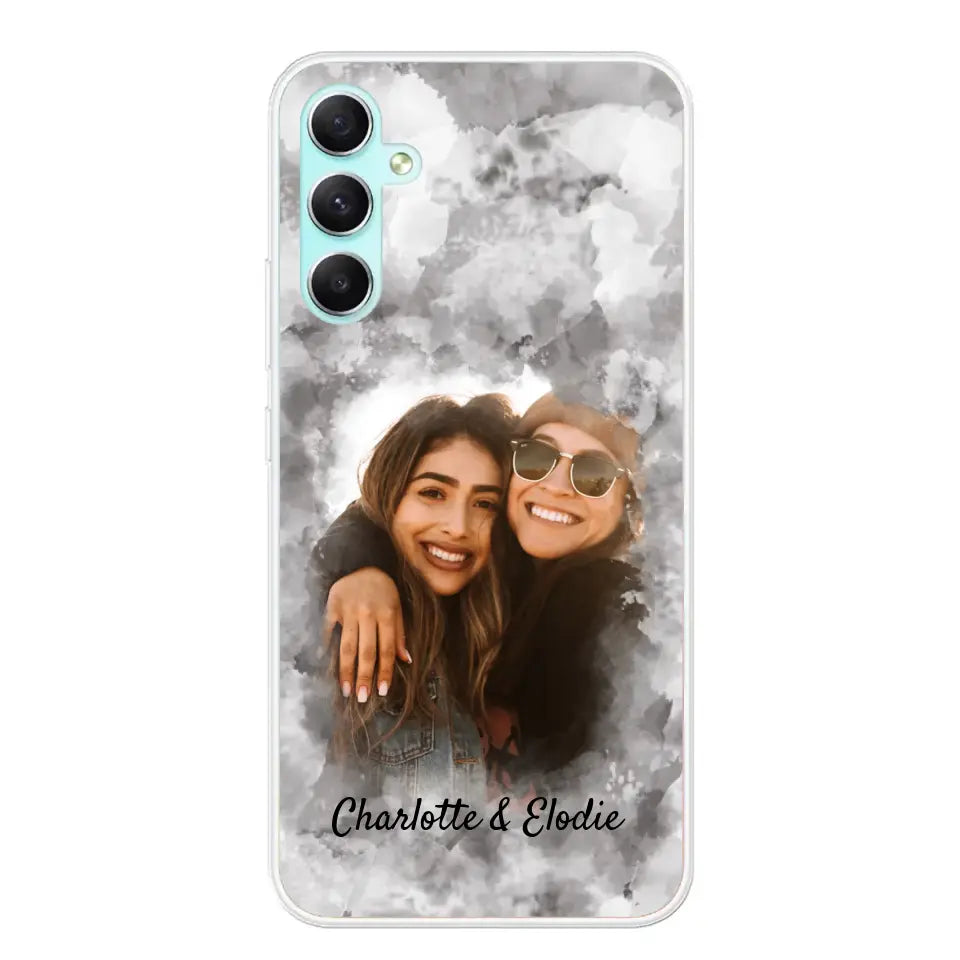 Jouw foto (stijl aquarel) - Gepersonaliseerd telefoonhoesje