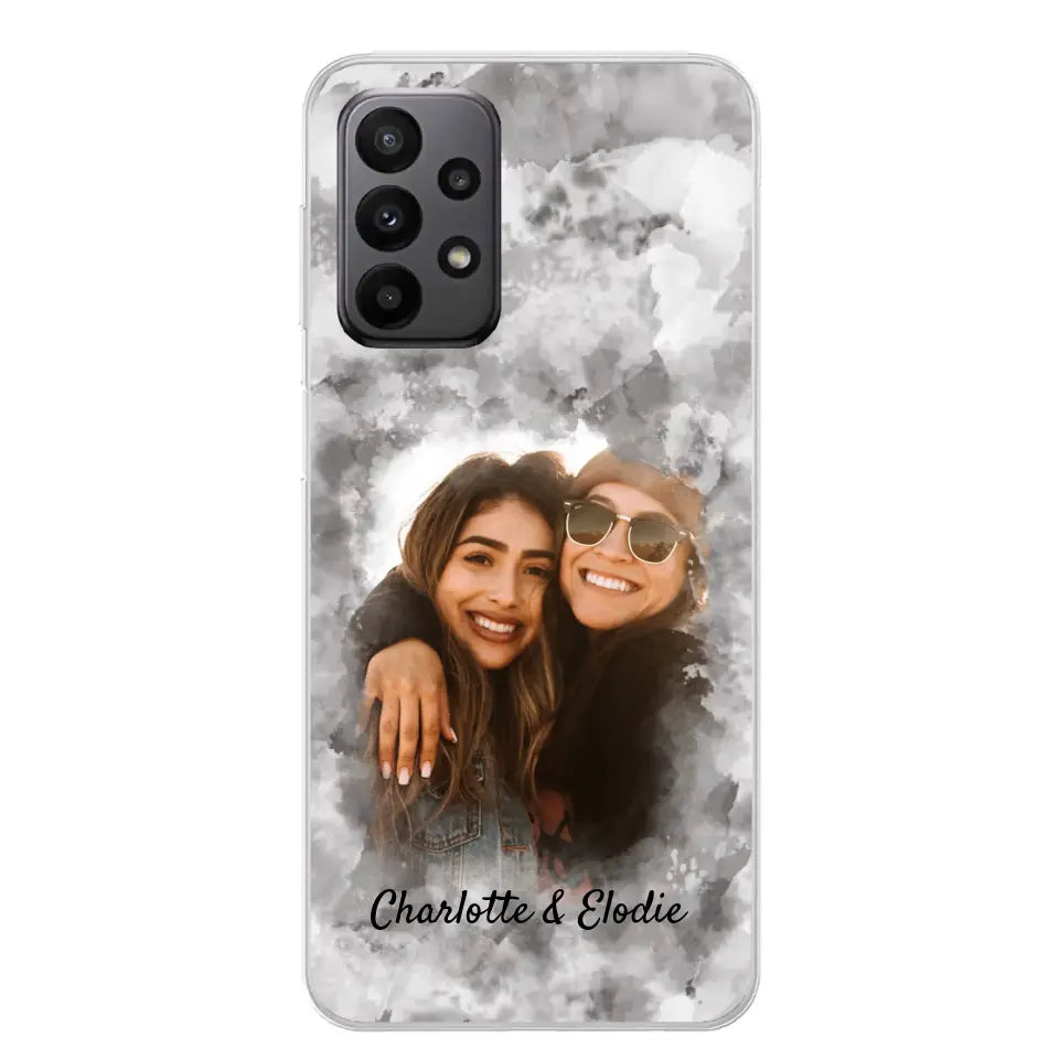 Jouw foto (stijl aquarel) - Gepersonaliseerd telefoonhoesje