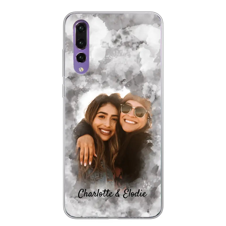 Jouw foto (stijl aquarel) - Gepersonaliseerd telefoonhoesje