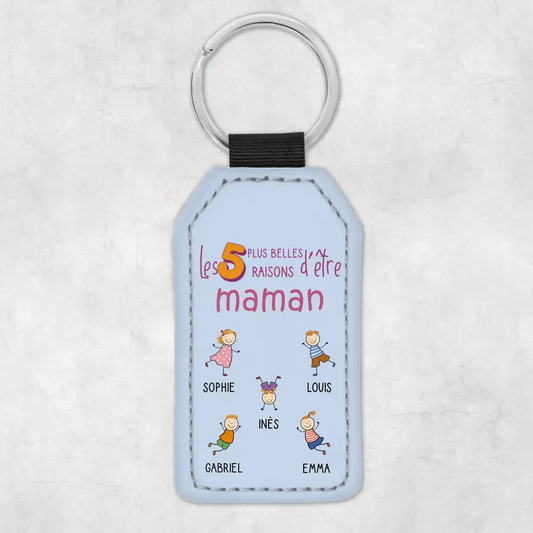 Les plus belles raisons - Porte-clés gepersonaliseerd