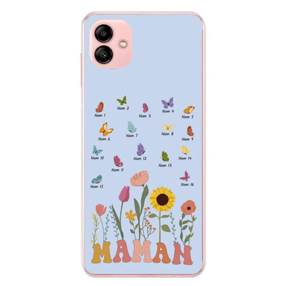 Prairie en papillons - Gepersonaliseerd telefoonhoesje