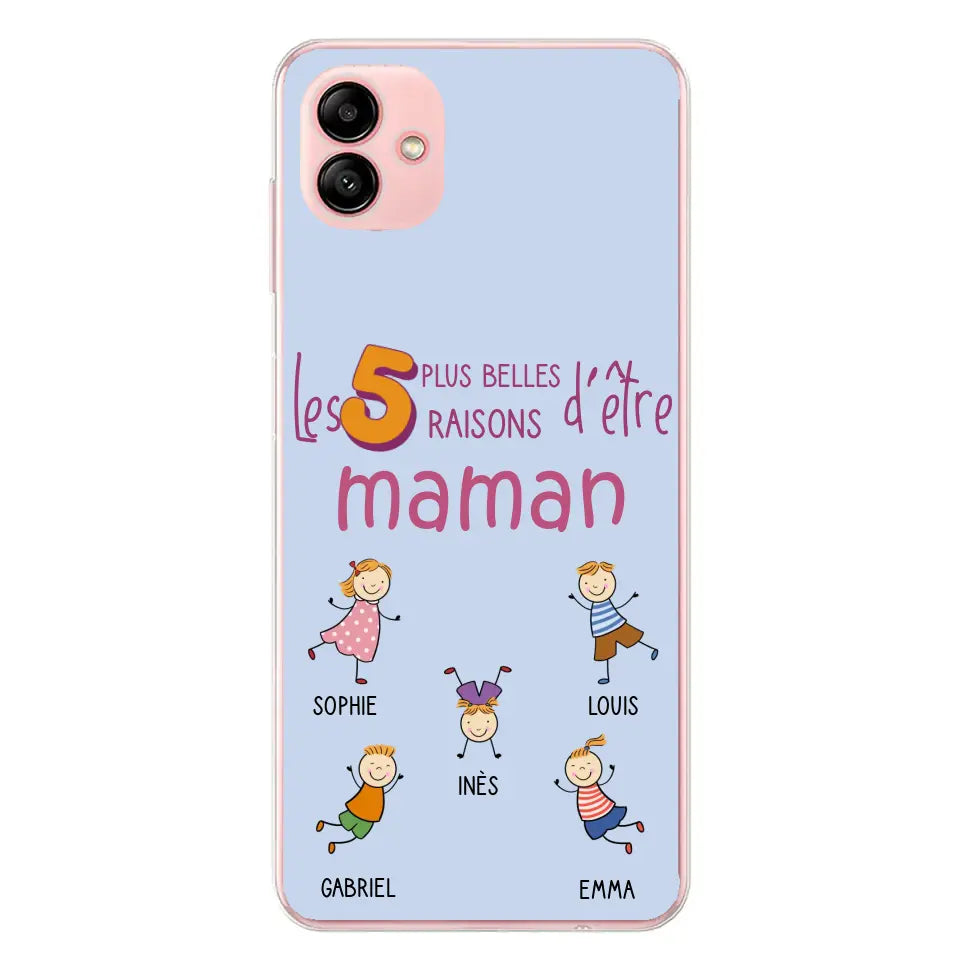 Les plus belles raisons - Gepersonaliseerde telefoonhoesje