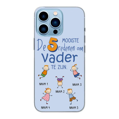 De mooiste redenen - Gepersonaliseerd telefoonhoesje