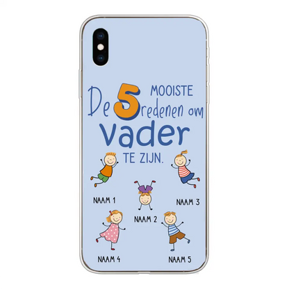De mooiste redenen - Gepersonaliseerd telefoonhoesje