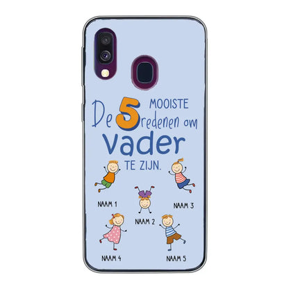 De mooiste redenen - Gepersonaliseerd telefoonhoesje