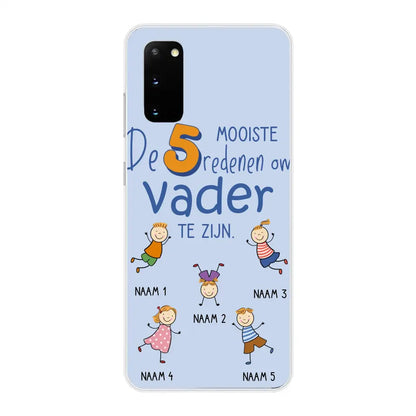 De mooiste redenen - Gepersonaliseerd telefoonhoesje
