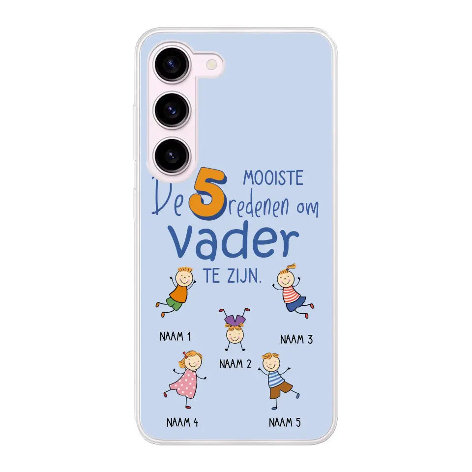 De mooiste redenen - Gepersonaliseerd telefoonhoesje