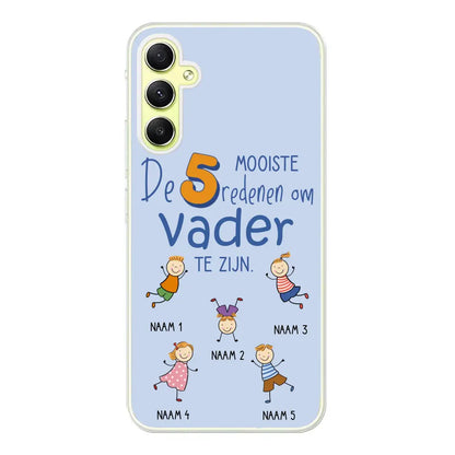 De mooiste redenen - Gepersonaliseerd telefoonhoesje