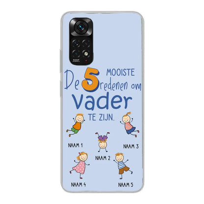 De mooiste redenen - Gepersonaliseerd telefoonhoesje