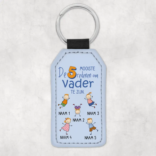 De mooiste redenen - Gepersonaliseerde sleutelhanger