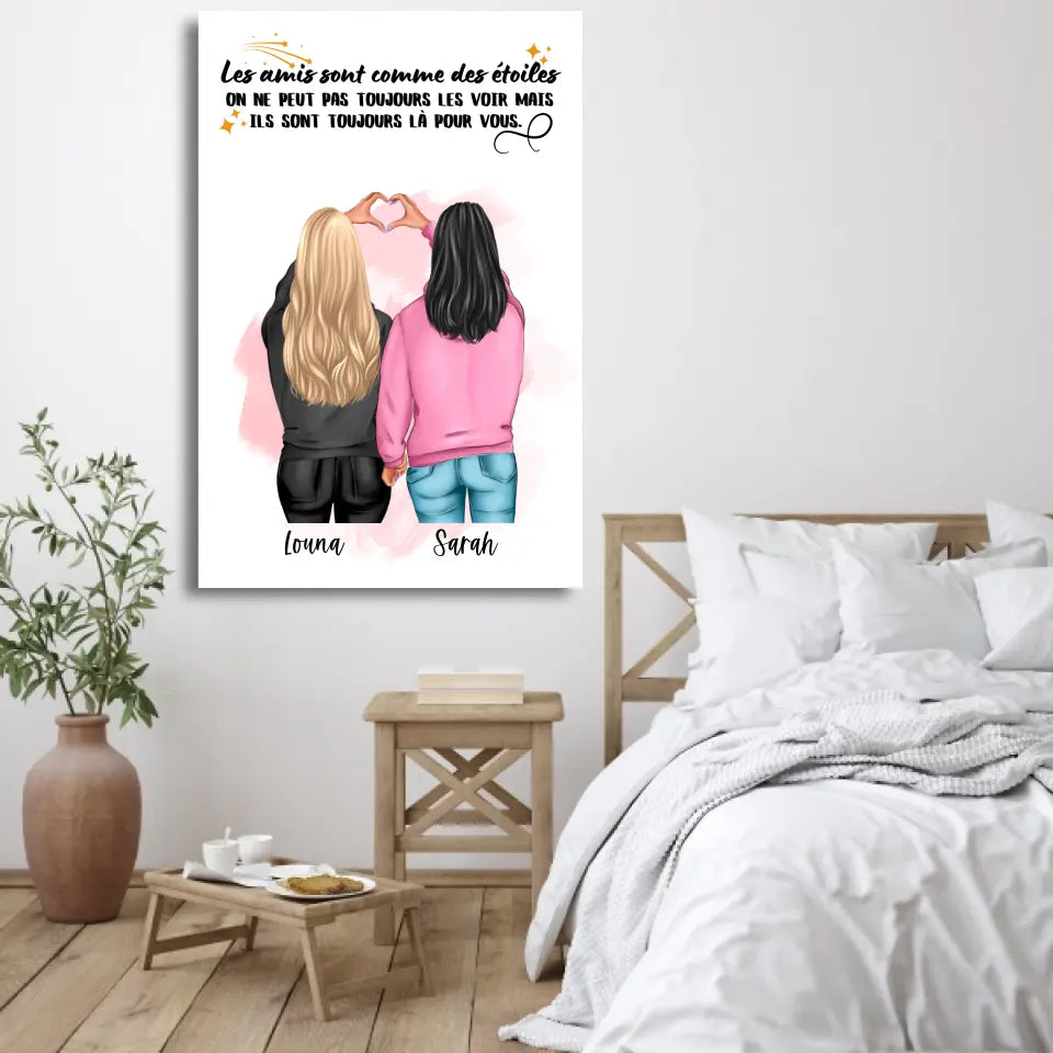 Toujours ensemble - Toile gepersonaliseerd