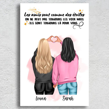 Toujours ensemble - Toile gepersonaliseerd