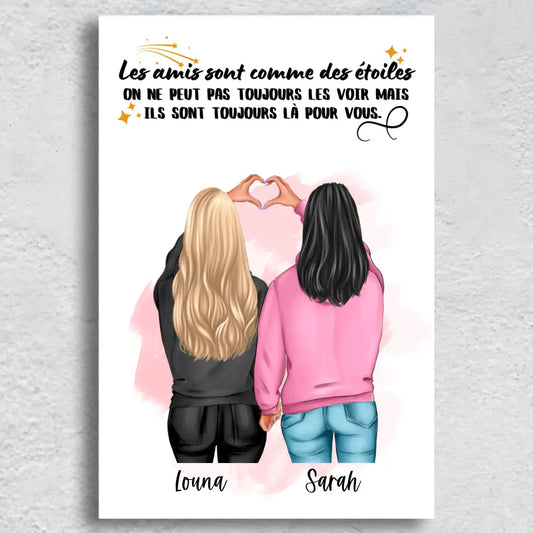 Toujours ensemble - Toile gepersonaliseerd