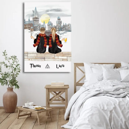 Tovenaars / Tovenaar - Gepersonaliseerd canvas