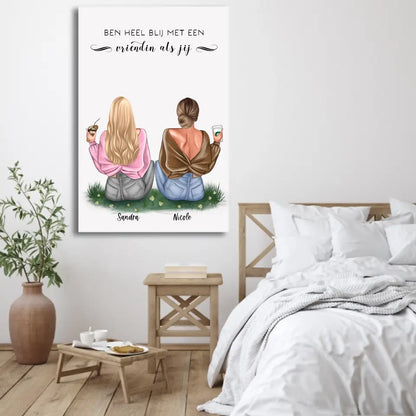 Lieverd - Gepersonaliseerde canvas