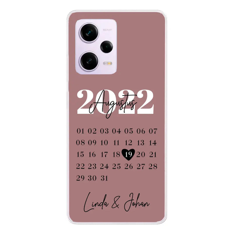 Ons jubileum - Gepersonaliseerd telefoonhoesje