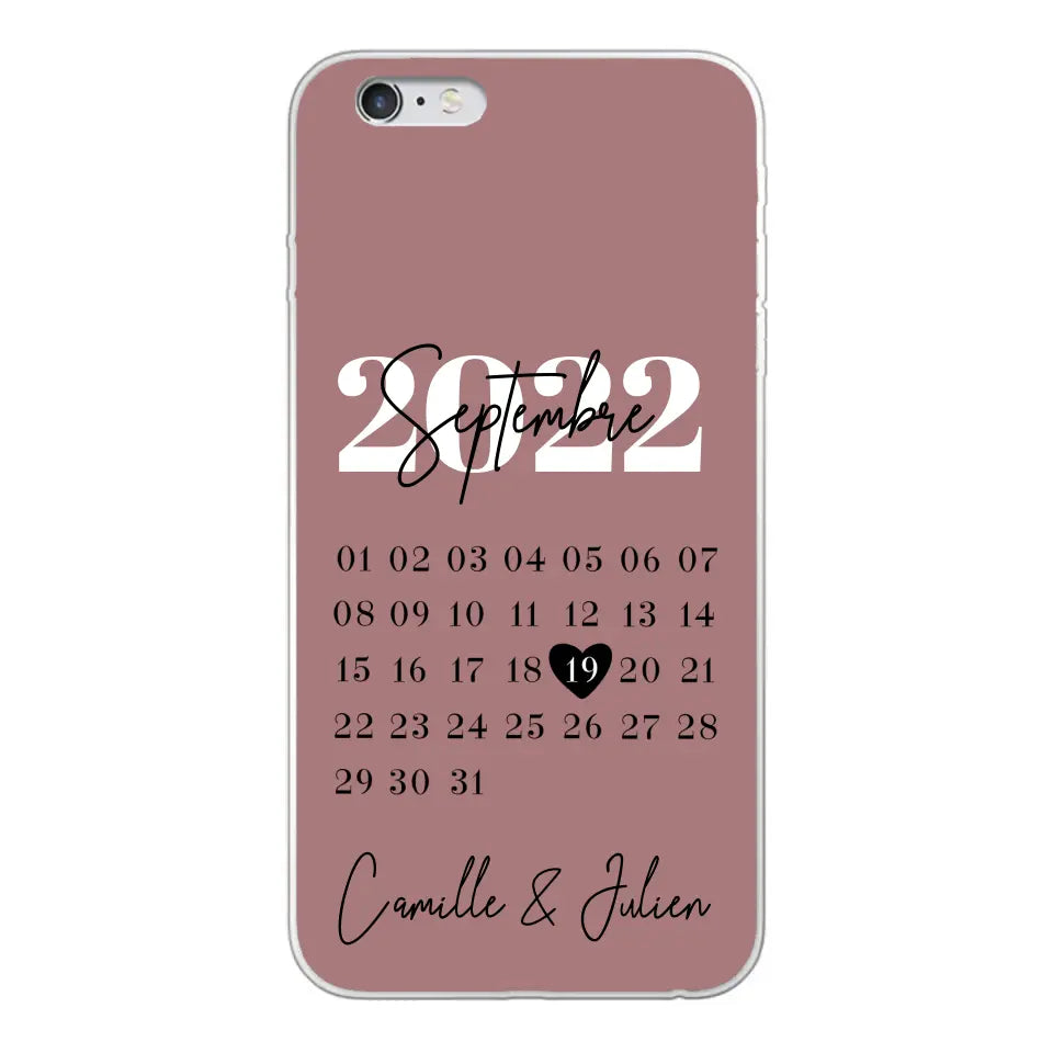 Een speciale dag - gepersonaliseerde telefoonhoesje