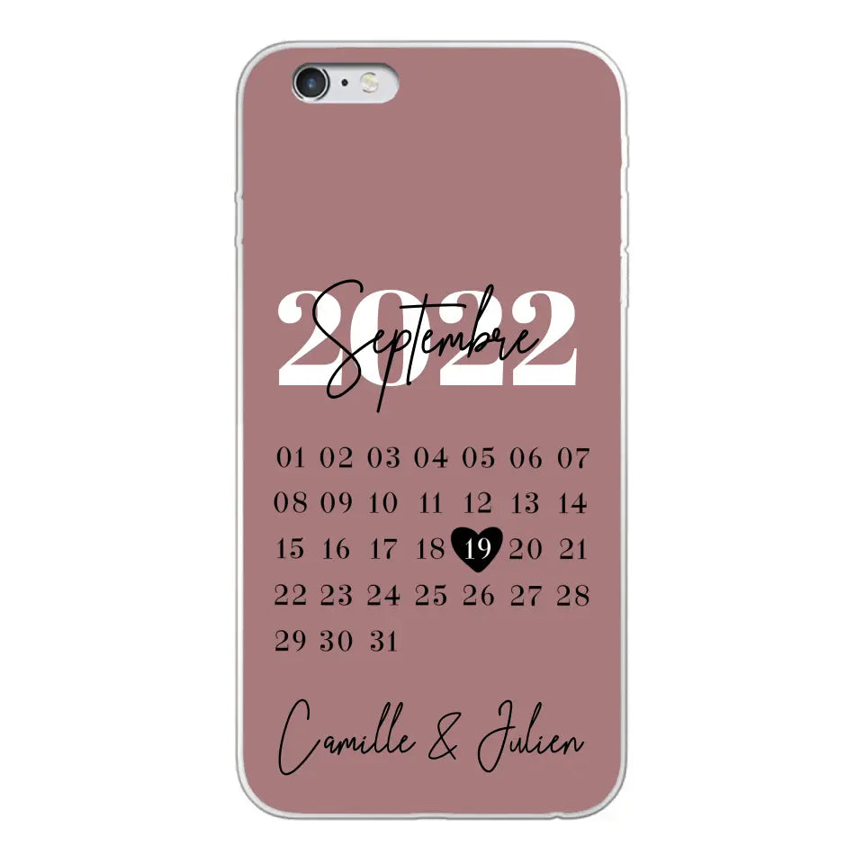 Een speciale dag - gepersonaliseerde telefoonhoesje