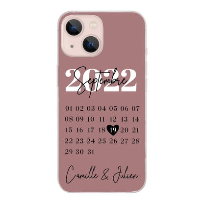 Een speciale dag - gepersonaliseerde telefoonhoesje