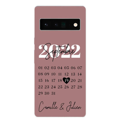 Een speciale dag - gepersonaliseerde telefoonhoesje