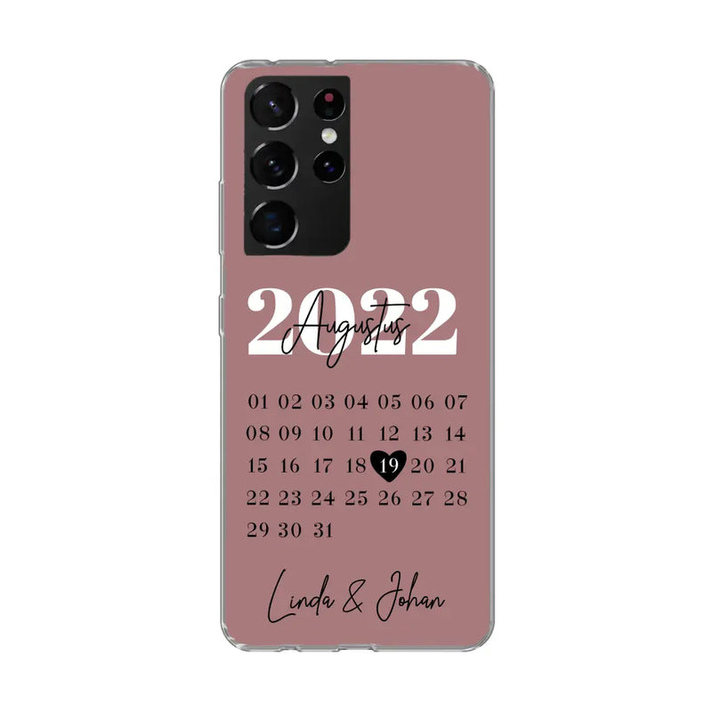 Ons jubileum - Gepersonaliseerd telefoonhoesje