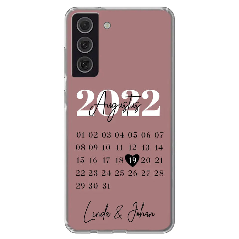 Ons jubileum - Gepersonaliseerd telefoonhoesje