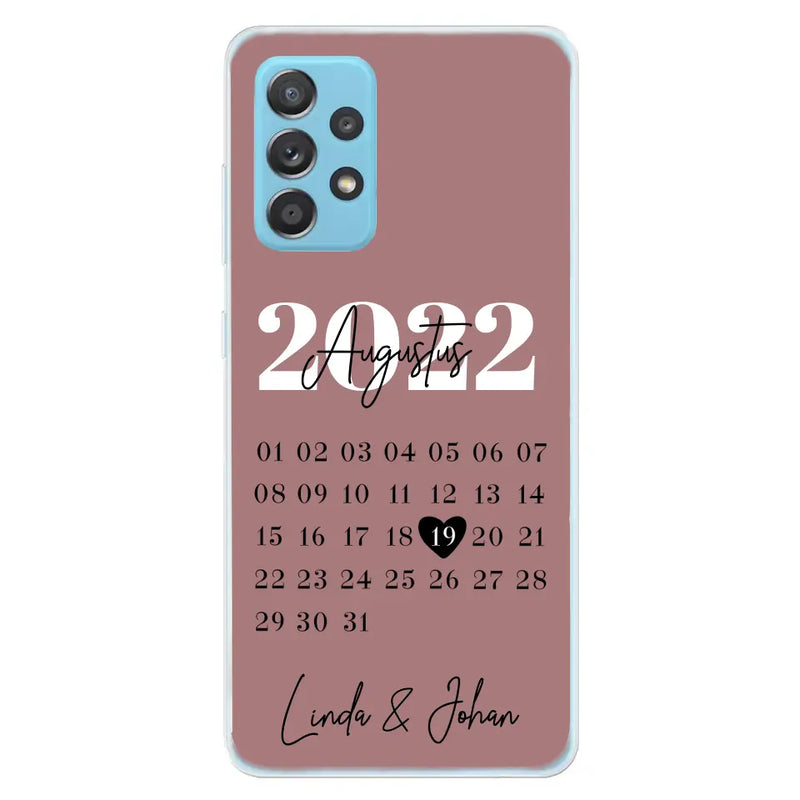 Ons jubileum - Gepersonaliseerd telefoonhoesje