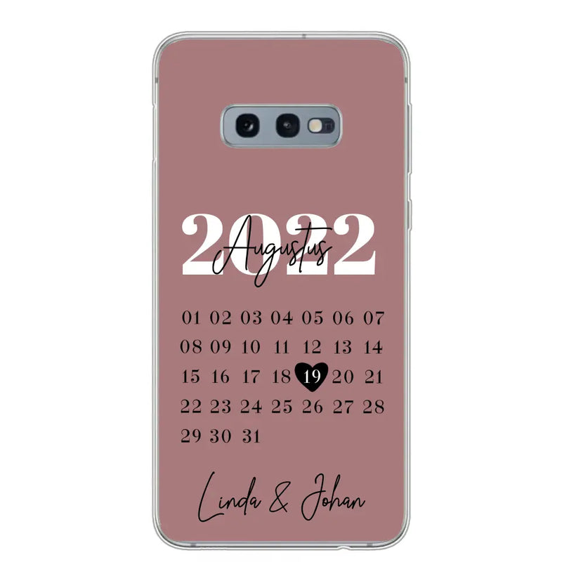 Ons jubileum - Gepersonaliseerd telefoonhoesje