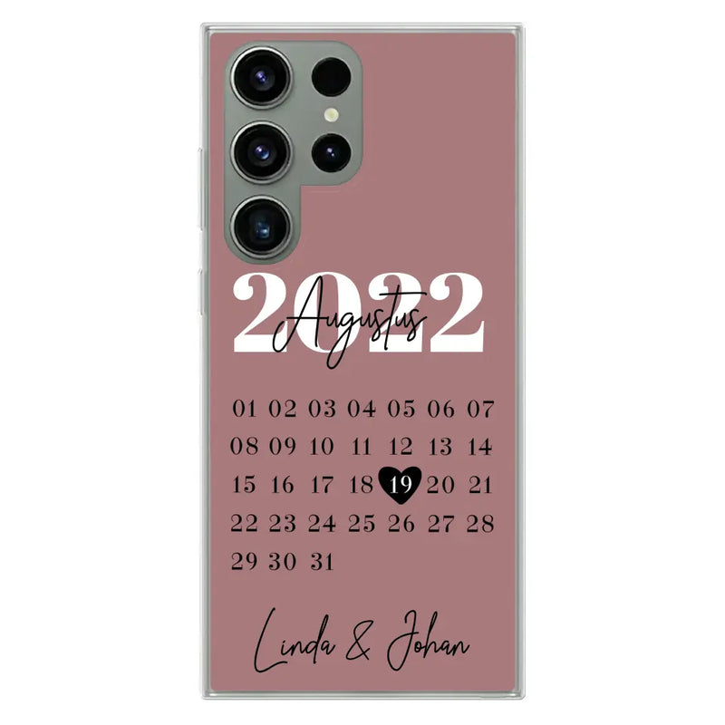 Ons jubileum - Gepersonaliseerd telefoonhoesje