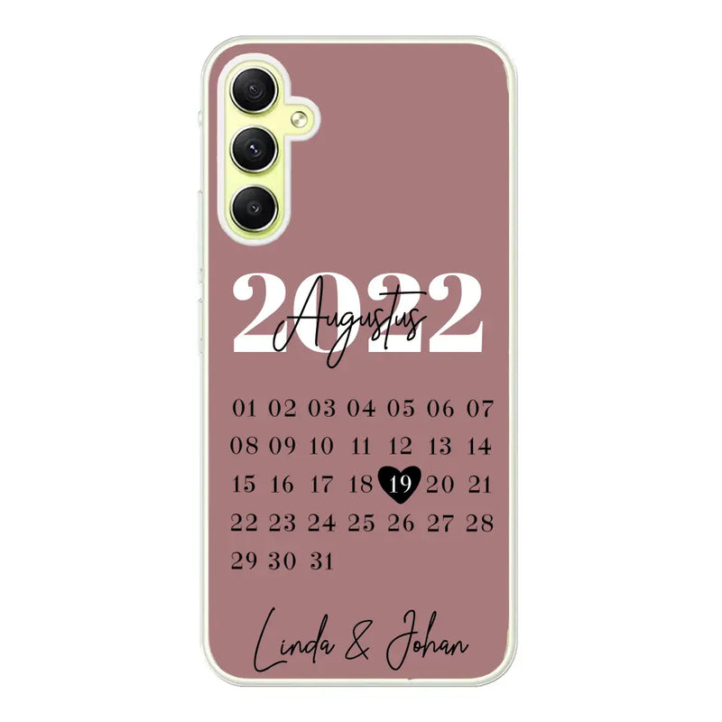Ons jubileum - Gepersonaliseerd telefoonhoesje