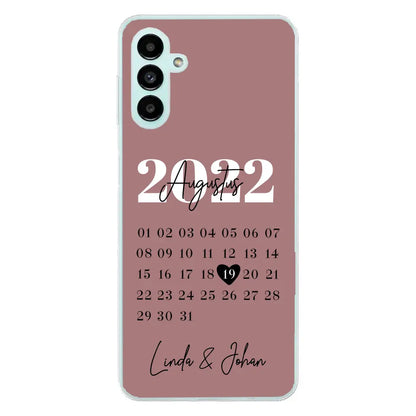 Ons jubileum - Gepersonaliseerd telefoonhoesje