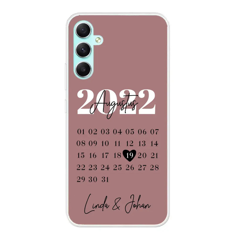 Ons jubileum - Gepersonaliseerd telefoonhoesje